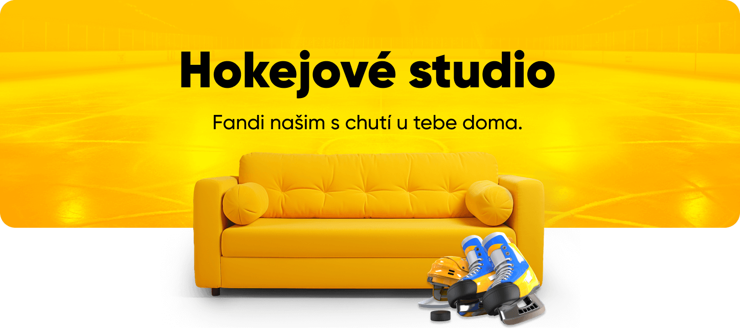 Hokejové studio - Fandi našim s chutí u tebe doma